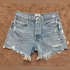 AGOLDE Parker Long Short In Swampmeet Size 27